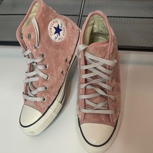 Madewell EXCLUSIVE Faux Fur Pink Converse RARE
